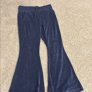Aerie Purple-Blue Flared Sweatpants